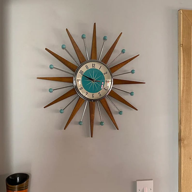 š„Hot Saleš„Starburst Sunburst Clock
