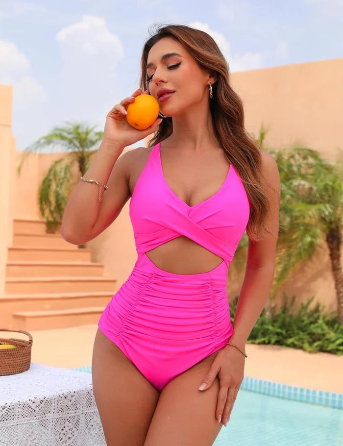 🔥Hot Sale 49% OFF🔥Push Up One Piece Tummy Control Swimsuit