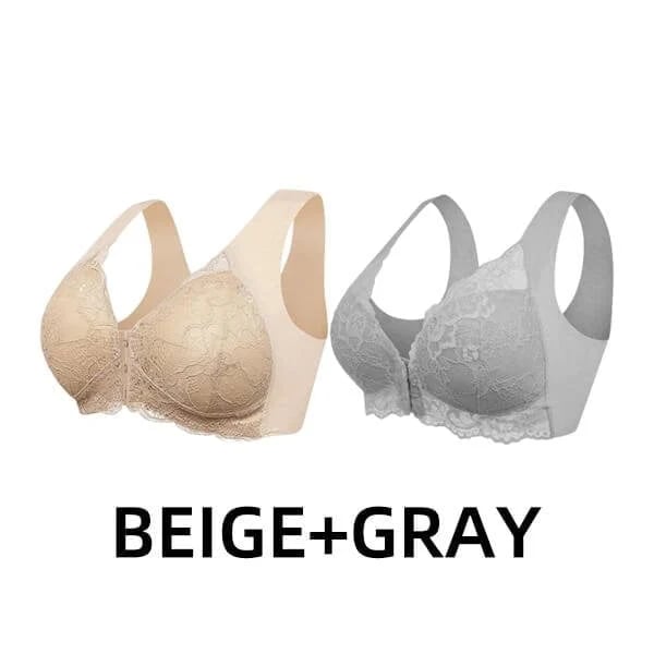 Hellohobot - Front Closure 5D Shaping Push Up Bra