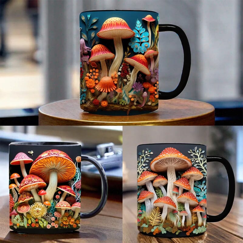 🔥Hot Sale🔥3D Magic Mushrooms Mug