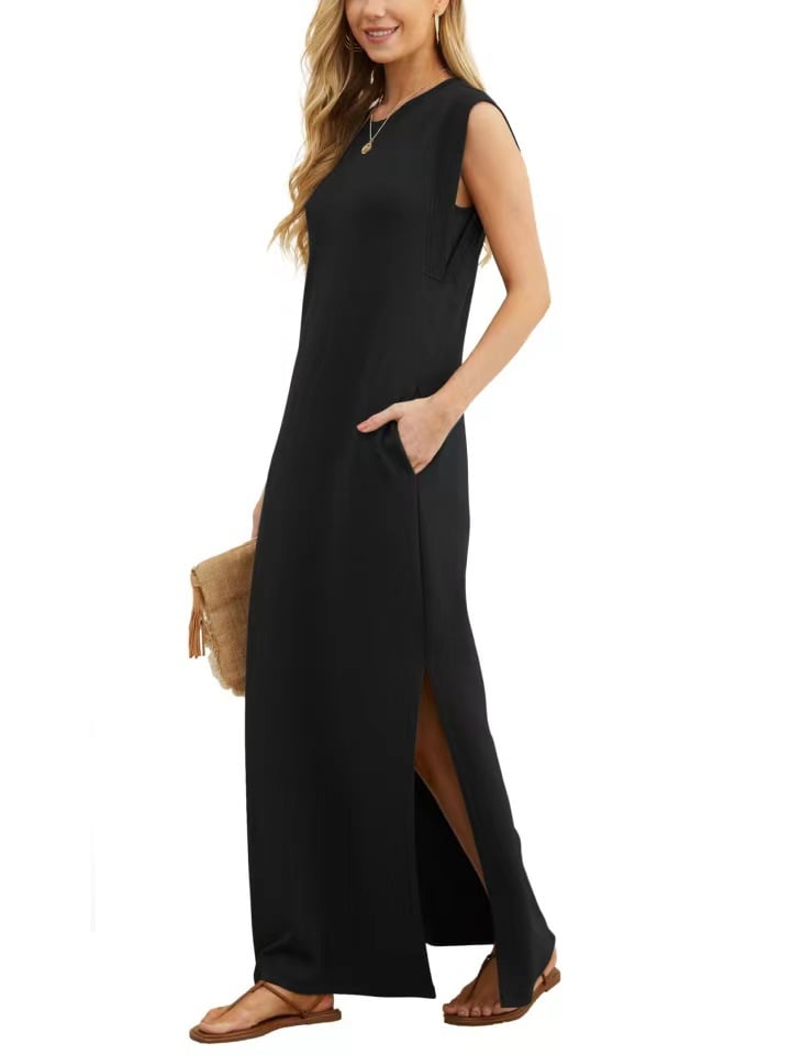 💥Hot Promotion 49% OFF💥💕NEW CASUAL LOOSE SPLIT WRINKLE-FREE MAXI DRESS