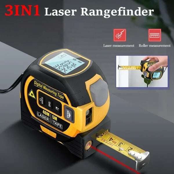 🔥HOT SALE NOW 50% OFF🔥3-In-1 Infrared Laser Tape Measuring