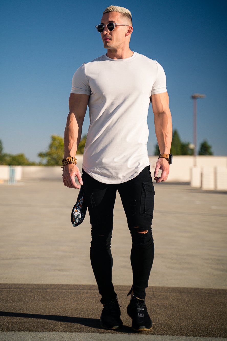🎉🔥LAST DAY 58% OFF🔥ESSENTIAL DROP-CUT T-SHIRT