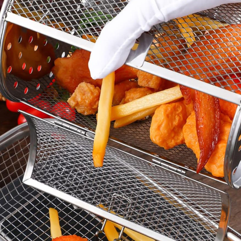 🔥Hot Sale🔥Stainless Steel Rotating Grill