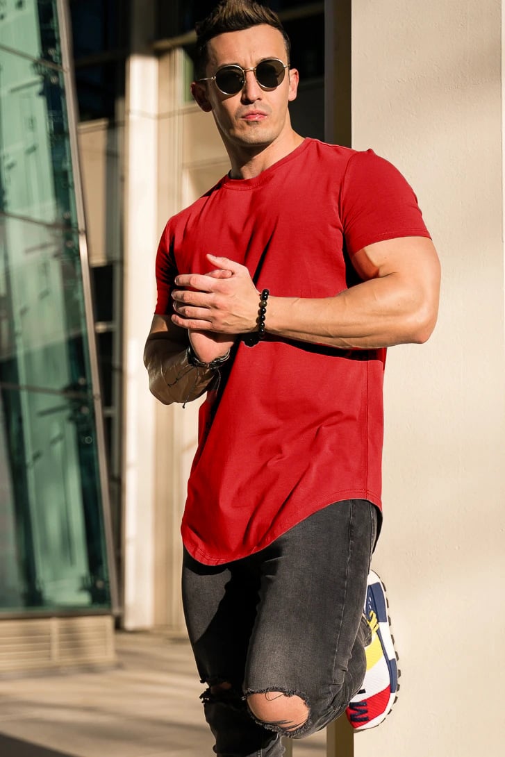 🎉🔥LAST DAY 58% OFF🔥ESSENTIAL DROP-CUT T-SHIRT