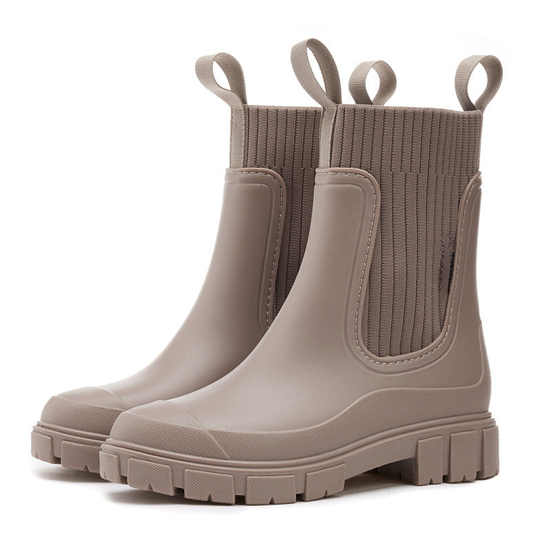 š„Hot saleš„Waterproof Non-Slip Thick Sole Mid-Calf Boots