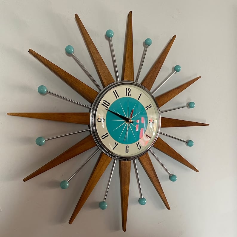 š„Hot Saleš„Starburst Sunburst Clock