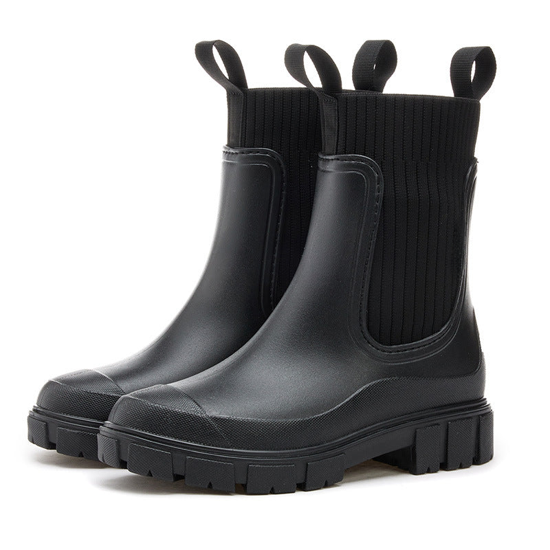 š„Hot saleš„Waterproof Non-Slip Thick Sole Mid-Calf Boots