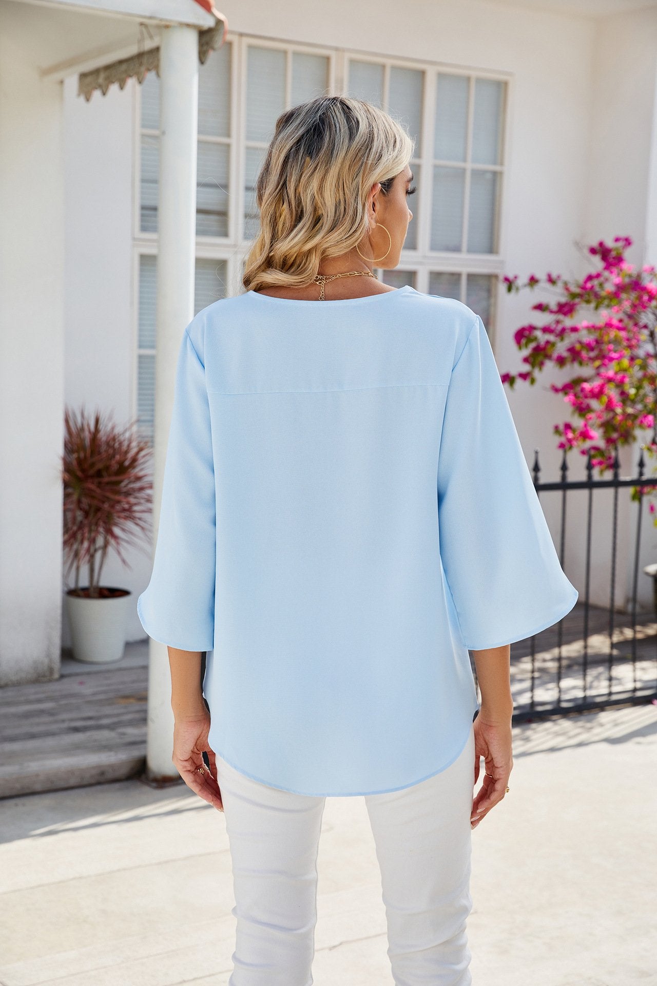 V-neck Chiffon Blouse for Women (Buy 2 Free Shipping)