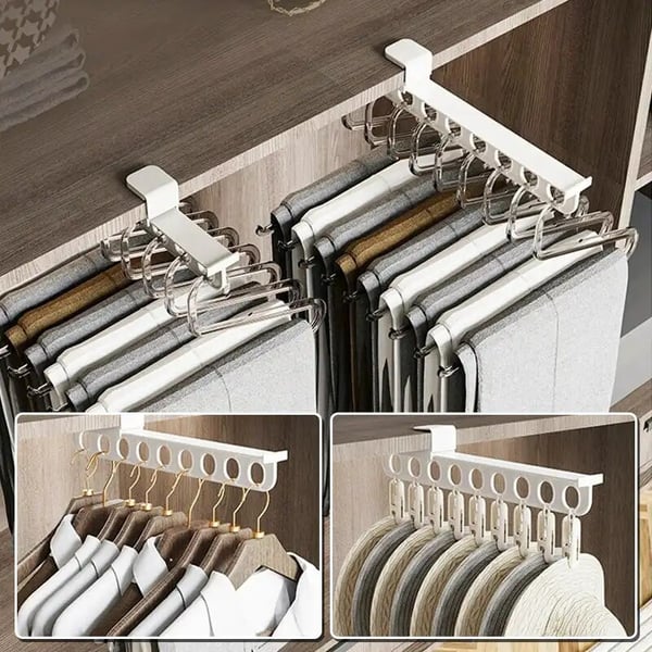 š„Hot saleš„Intelligent pull-out slide trouser rack