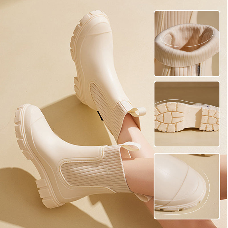 š„Hot saleš„Waterproof Non-Slip Thick Sole Mid-Calf Boots