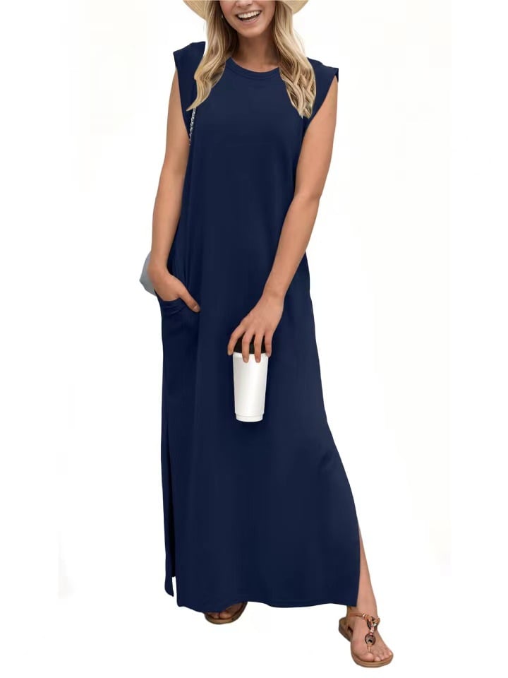 💥Hot Promotion 49% OFF💥💕NEW CASUAL LOOSE SPLIT WRINKLE-FREE MAXI DRESS