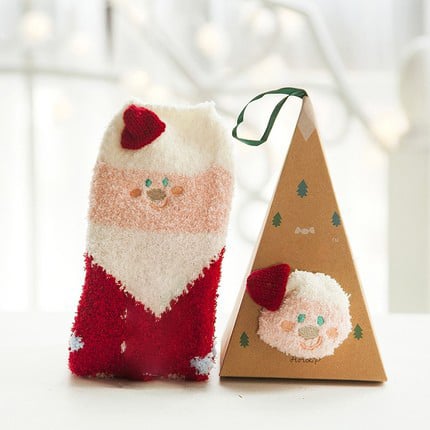 š„Hot Saleš„Cute Christmas Style Thickened Warm Socks