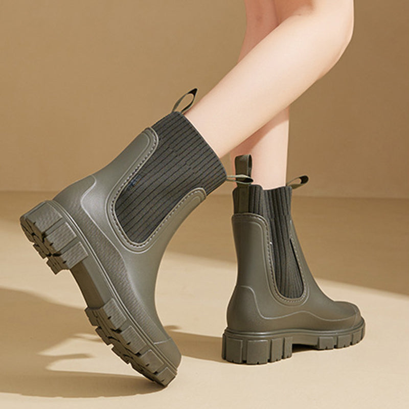 š„Hot saleš„Waterproof Non-Slip Thick Sole Mid-Calf Boots