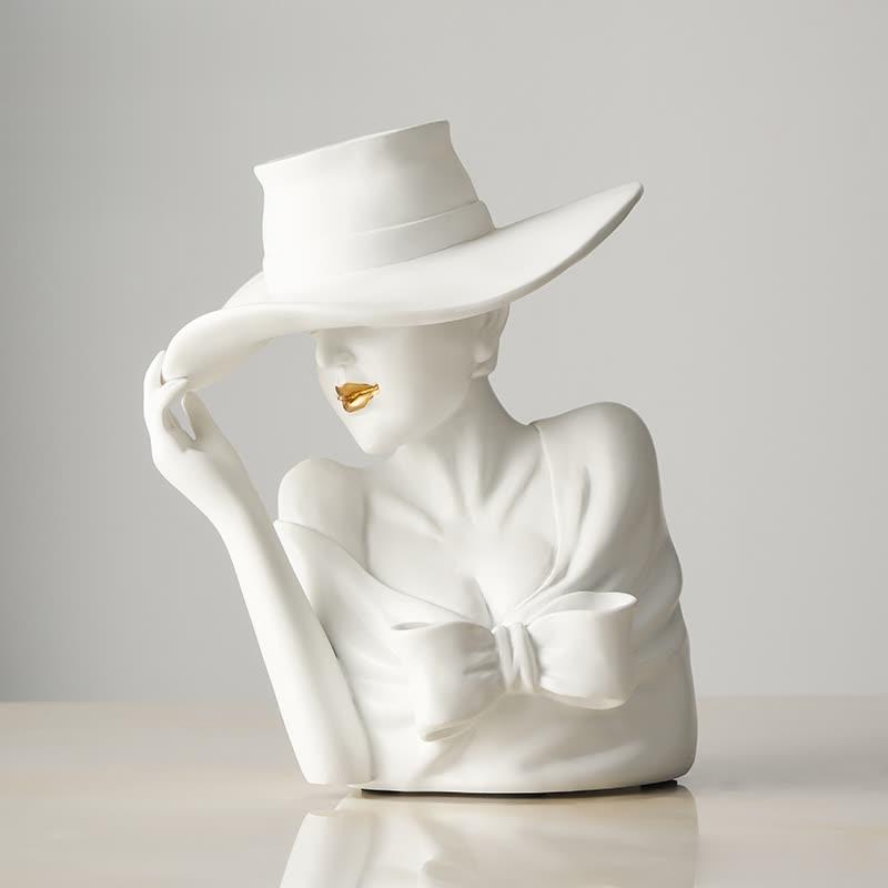 🔥Hot Sale🔥Modern Girl Statue Flower Vase