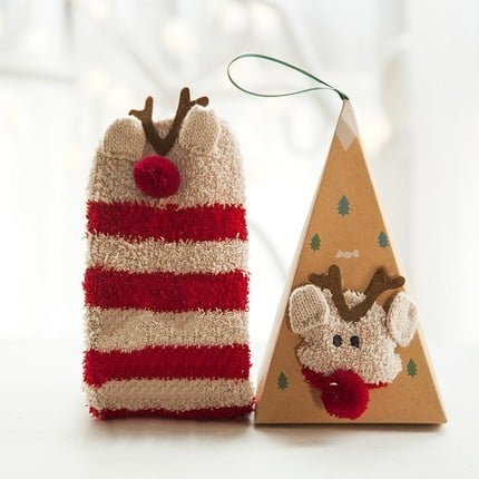 š„Hot Saleš„Cute Christmas Style Thickened Warm Socks