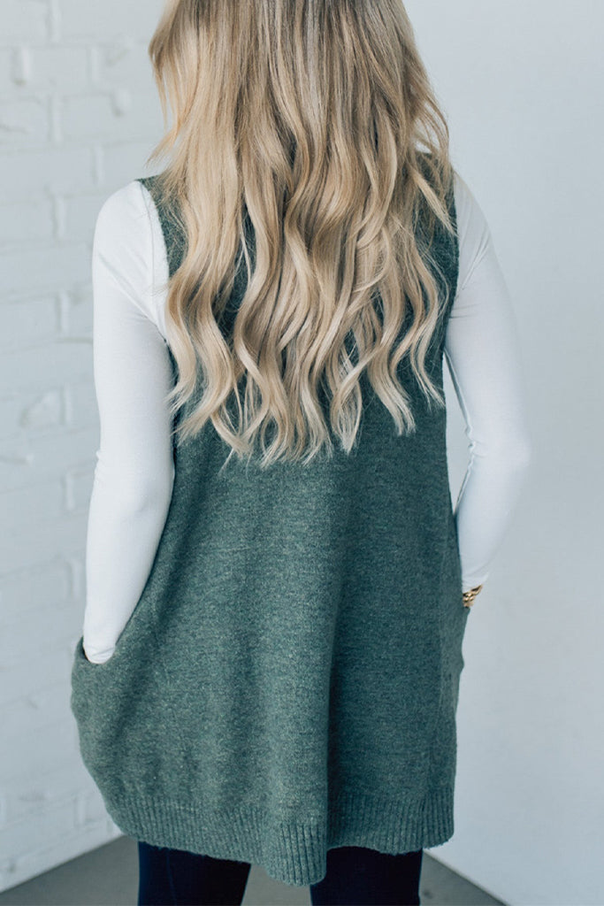 🔥Hot Sale🔥Cozy Pocket Sweater Vest