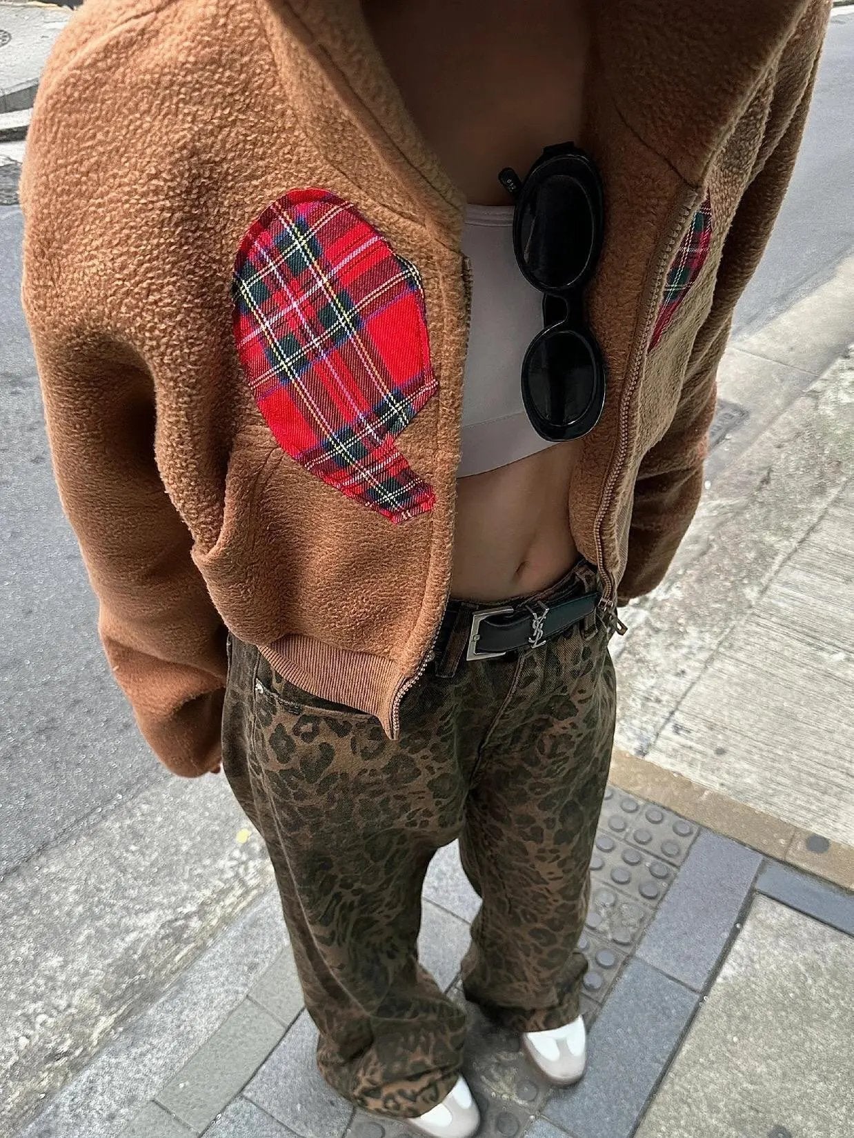 🔥Hot sale🔥Viral Leopard Print Jeans