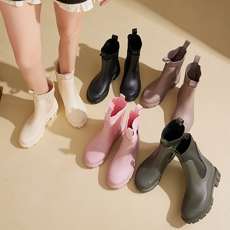 š„Hot saleš„Waterproof Non-Slip Thick Sole Mid-Calf Boots