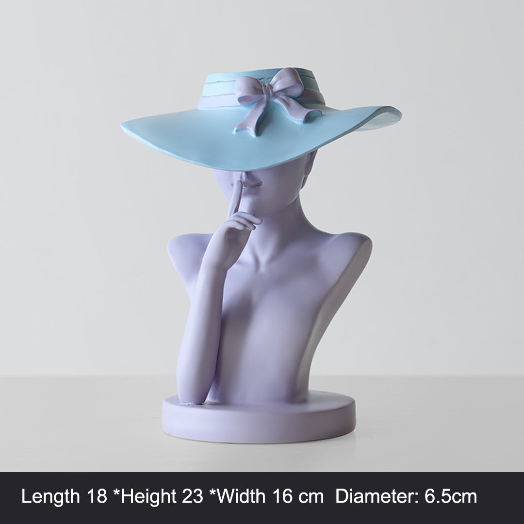 🔥Hot Sale🔥Modern Girl Statue Flower Vase