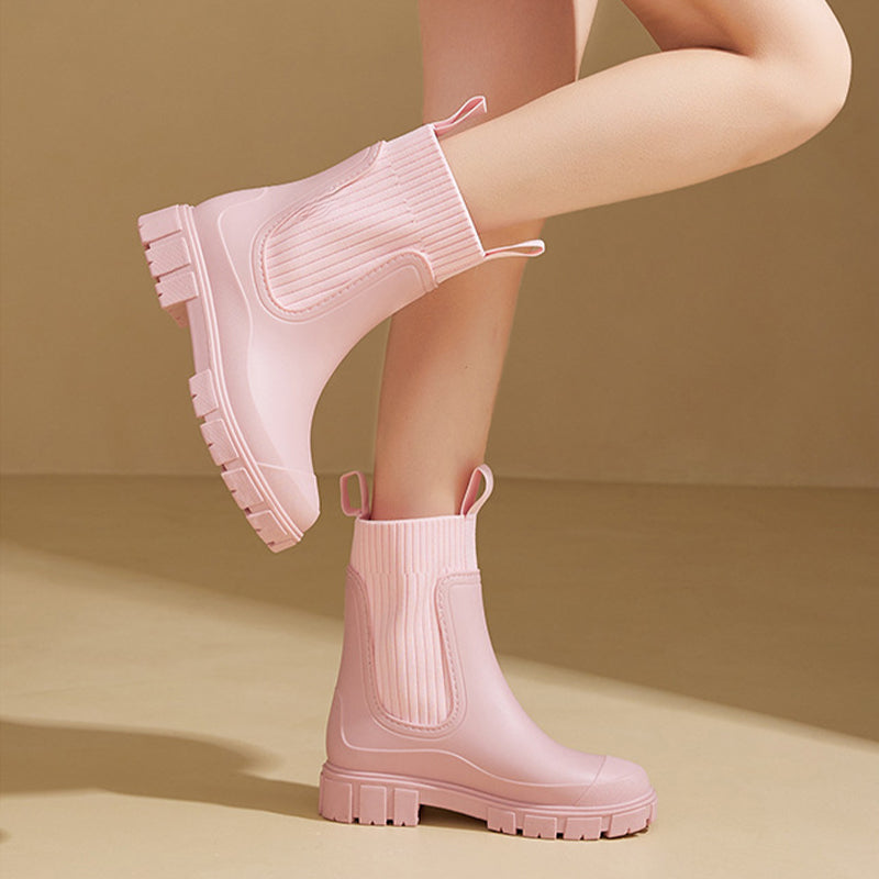 š„Hot saleš„Waterproof Non-Slip Thick Sole Mid-Calf Boots