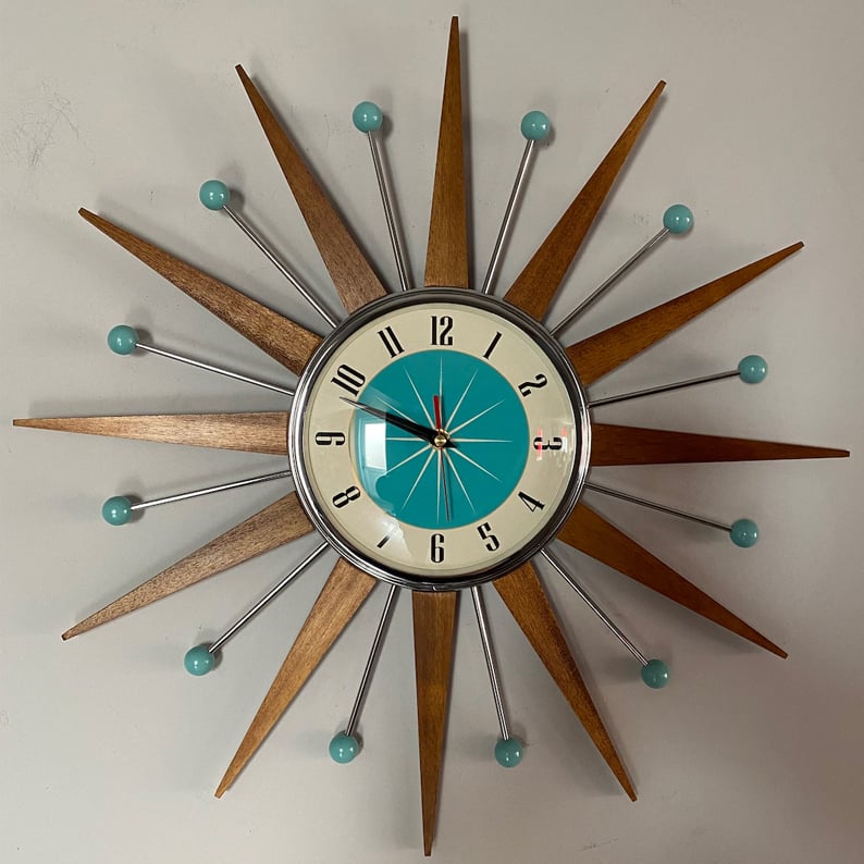 š„Hot Saleš„Starburst Sunburst Clock