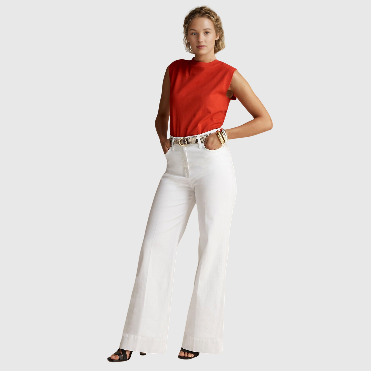 🔥Hot Sale🔥Tall Wide Leg Denim Trouser