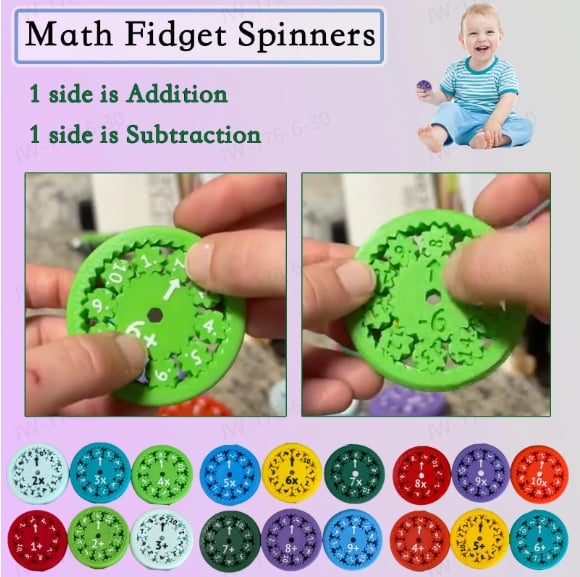š„Hot saleš„New math fidget spinner