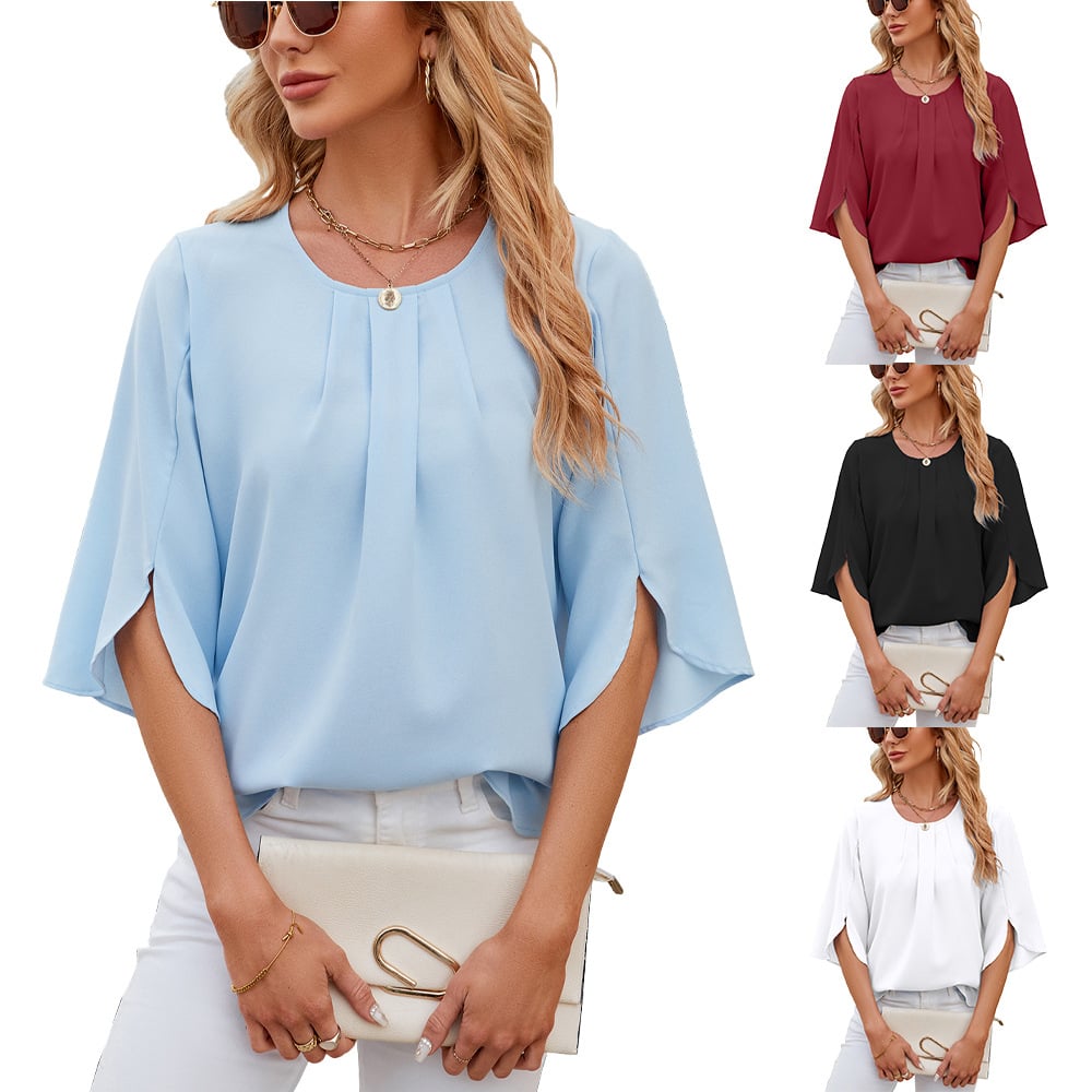 V-neck Chiffon Blouse for Women (Buy 2 Free Shipping)