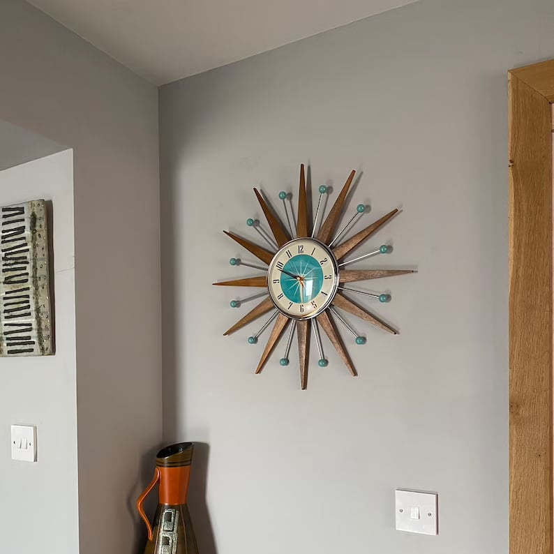 š„Hot Saleš„Starburst Sunburst Clock