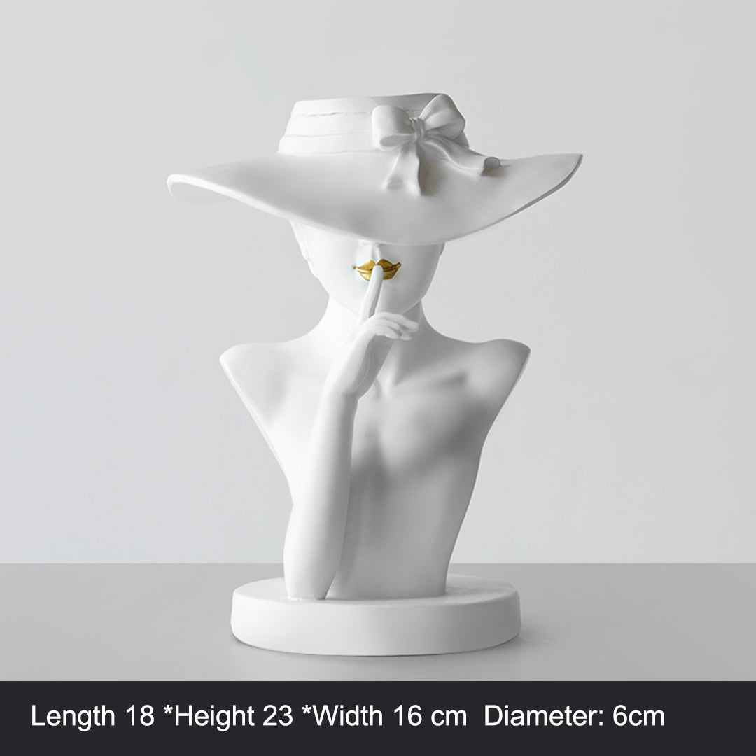 🔥Hot Sale🔥Modern Girl Statue Flower Vase