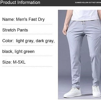 🎉🔥LAST DAY 53% OFF🔥Stretch Pants – Men‘s Fast Dry Stretch Pants