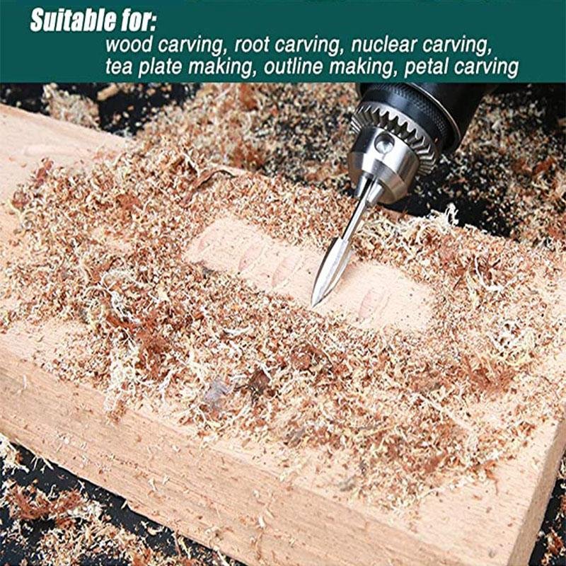Hellohobot - 5-piece woodcarving drill bit sets