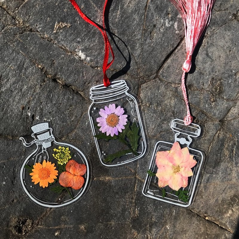 š„HOT SALE NOW 49% OFF-Handmade DIY Creative Waterproof Dried Flower Bookmarks