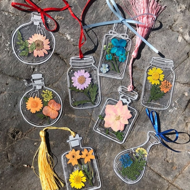 š„HOT SALE NOW 49% OFF-Handmade DIY Creative Waterproof Dried Flower Bookmarks
