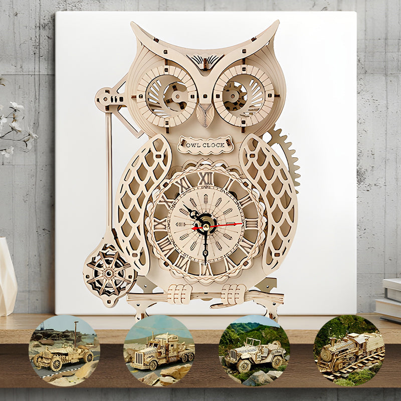 🔥Hot Sale🔥Super Wooden Mechanical Model Puzzle Set