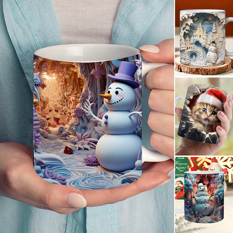 š„Hot Saleš„3D Christmas Mug