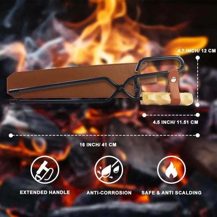 🔥HOT SALE NOW 52% OFF🔥Firewood Tongs