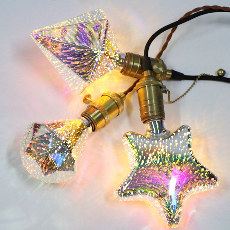 🌈💡SUMMER SALE 50% OFF💎3D Fireworks LED Light Bulb