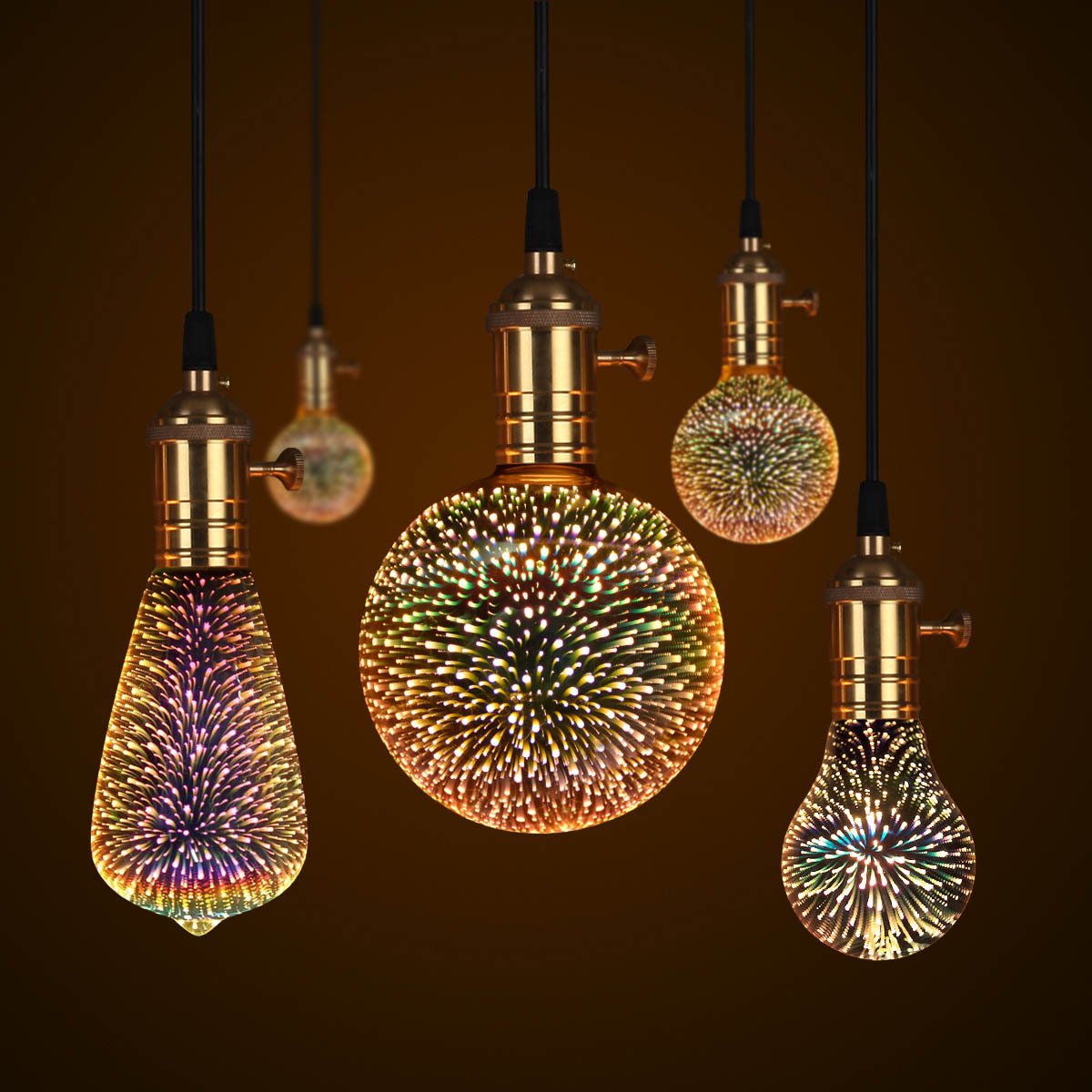 🌈💡SUMMER SALE 50% OFF💎3D Fireworks LED Light Bulb