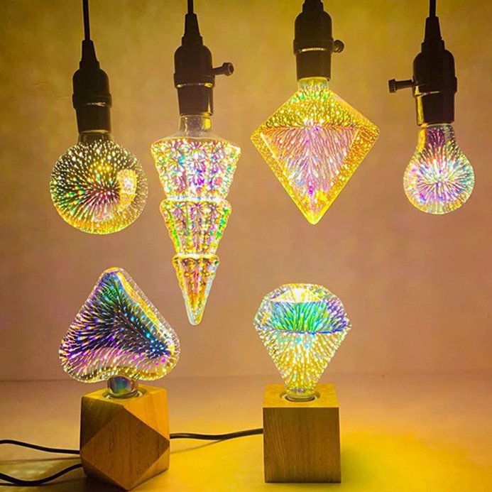 🌈💡SUMMER SALE 50% OFF💎3D Fireworks LED Light Bulb