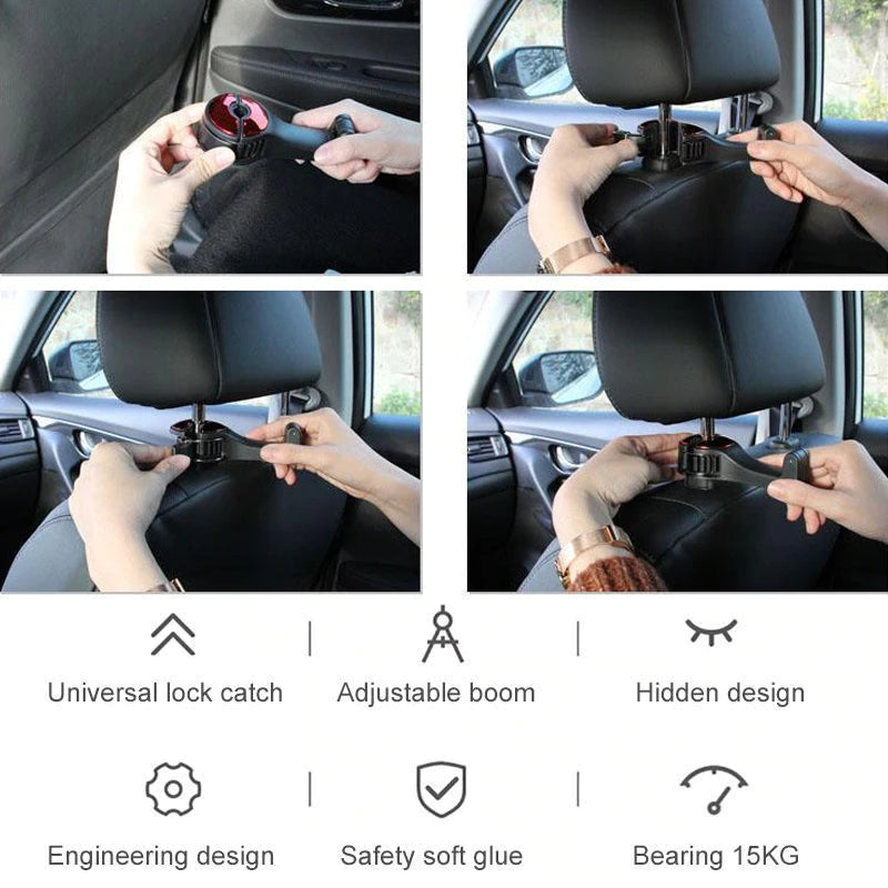 🔥Last Day 50% OFF🔥Car seat hidden hook