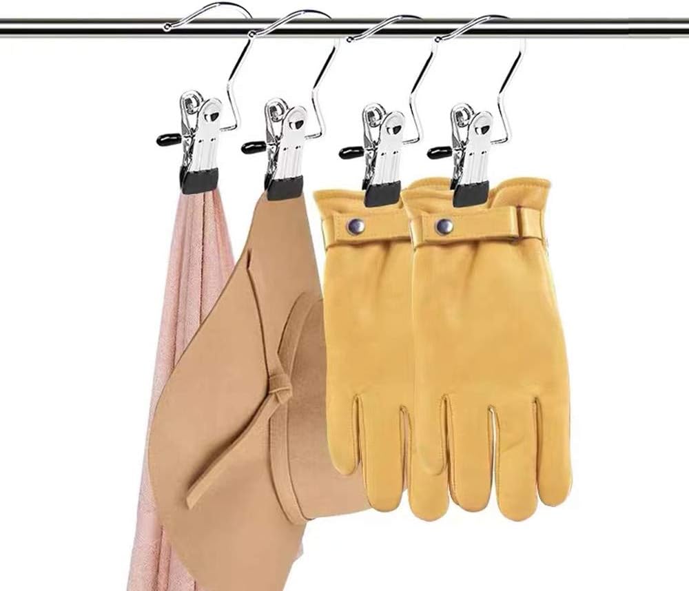💥Hot Sale- 49% OFF💥Anti-rust Clip Space-saving Clothespin Hat Pants Storage Hanging Travel Hook