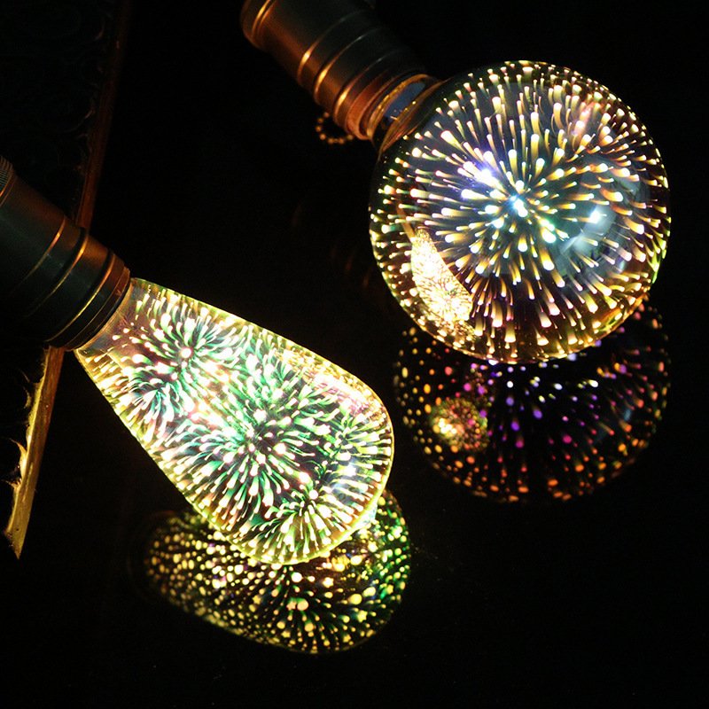 🌈💡SUMMER SALE 50% OFF💎3D Fireworks LED Light Bulb