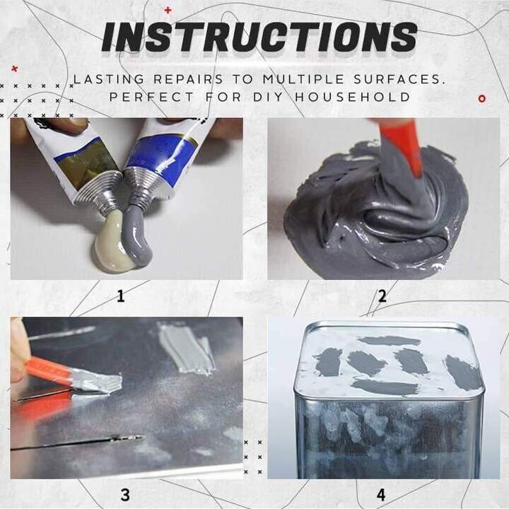 🔥 Metal repair glue (A&B)