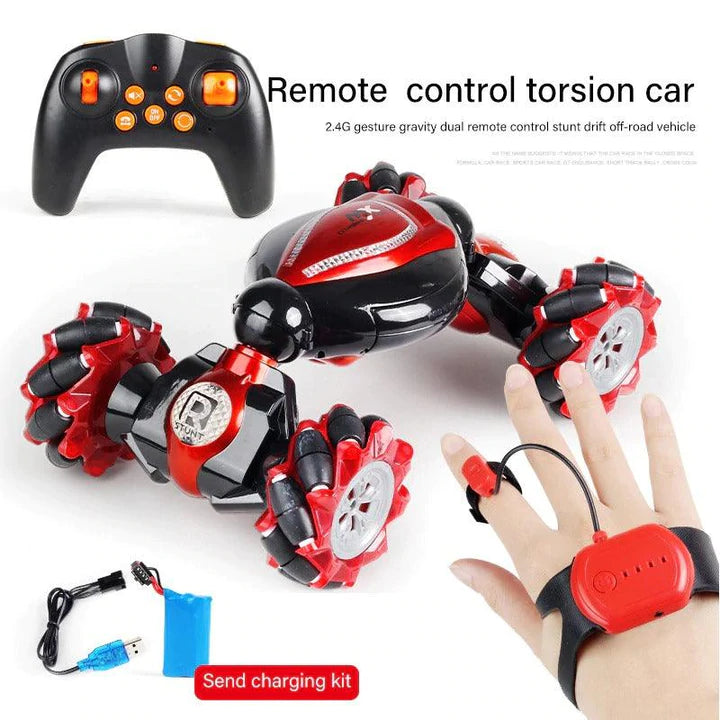 REMOTE CONTROL STUNT CAR + GESTURE SENSOR