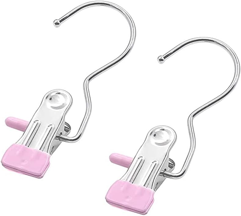 💥Hot Sale- 49% OFF💥Anti-rust Clip Space-saving Clothespin Hat Pants Storage Hanging Travel Hook
