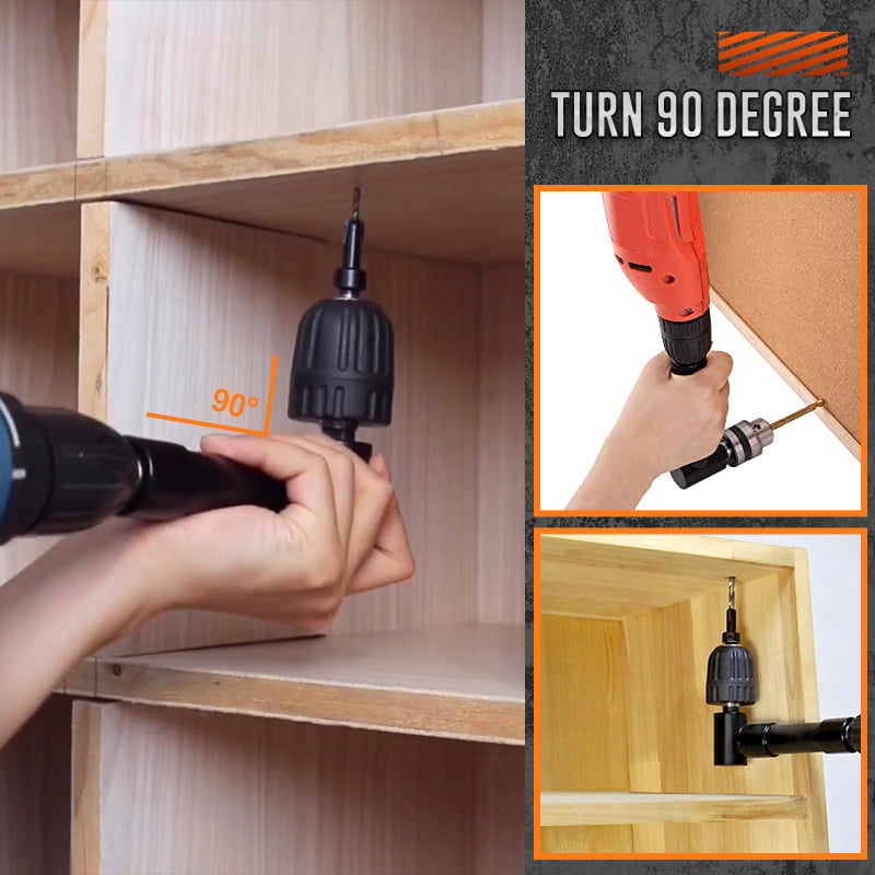 90 Degree Right Angle Electric Drill Chucks Device