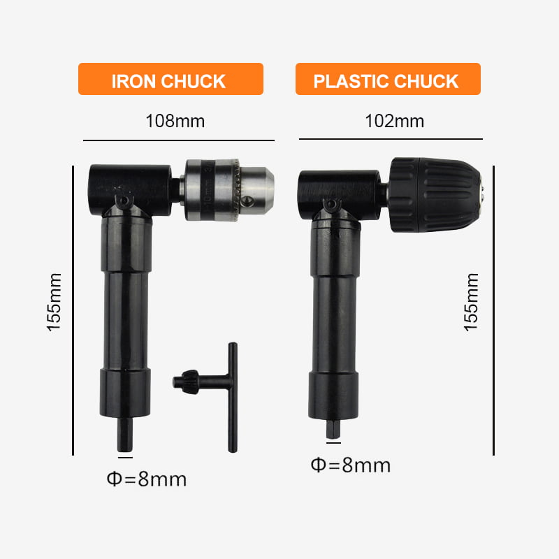 90 Degree Right Angle Electric Drill Chucks Device
