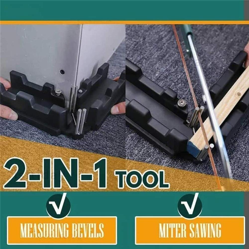 (🎄Christmas Sale💥50% OFF)Carpenter 2 in 1 Miter Measuring Tool